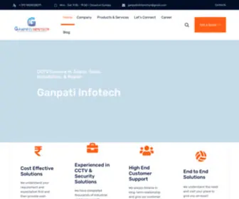 Ganpatiinfotech.com(Ganpati Infotech) Screenshot