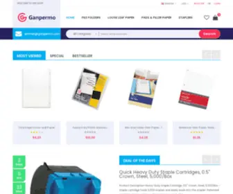 Ganpermo.com(A quality office supplies online store) Screenshot