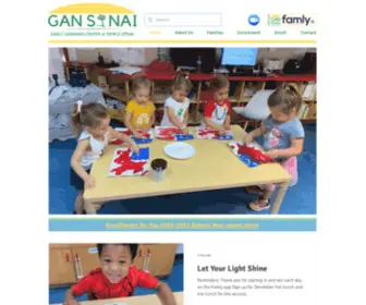 Gansinai.org(Gan Sinai Preschool at Temple Sinai of North Dade) Screenshot