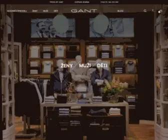 Gant.cz(Prémiová móda pro muže i ženy) Screenshot