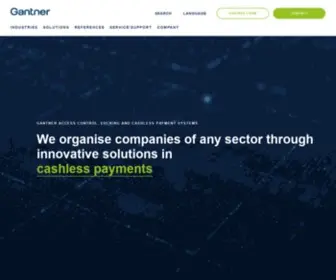 Gantner.be(Toegangscontrole, elektronische systemen, cashless betaling & ticketing) Screenshot