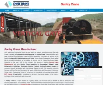 Gantry-Crane.in(Manufacturer of Gantry Cranes) Screenshot