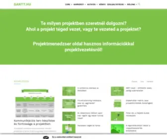 Gantt.hu(Projektvezetési módszerek) Screenshot