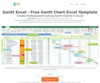 Ganttexcel.com(Gantt Excel) Screenshot