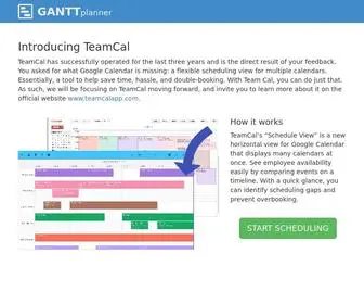 Ganttplanner.com(Turn your Google Calendar into a Gantt chart) Screenshot