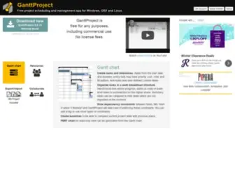 Ganttproject.biz(Free Project Management Application) Screenshot