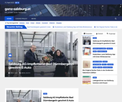 Ganz-Salzburg.at(Die private Seite Salzburgs) Screenshot