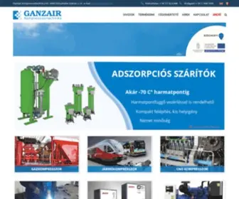 Ganzair.hu(Kompresszor gyártás) Screenshot