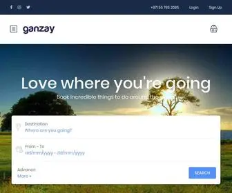 Ganzay.com(Book Things to Do) Screenshot