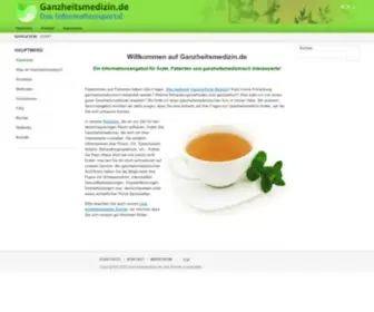 Ganzheitsmedizin.de(Ganzheitsmedizin online) Screenshot