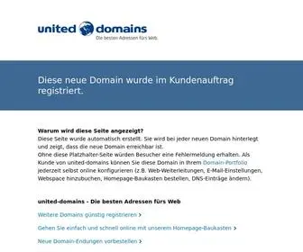 Ganznett.de(Domain registriert bei united) Screenshot