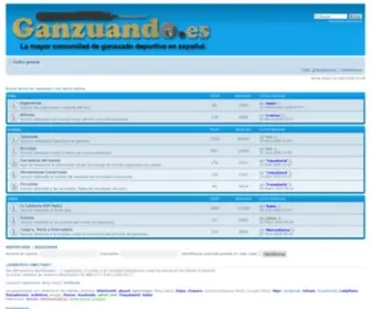 Ganzuando.es(Página principal) Screenshot