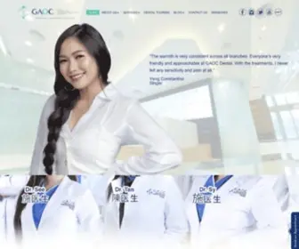 GaoCDental.com(Dental Implant in the Philippines. GAOC) Screenshot