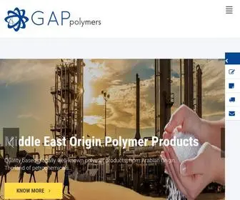 Gap-Polymers.com(GAP Polymers) Screenshot