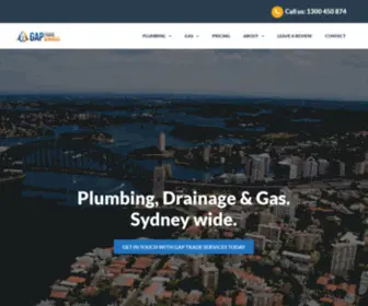 Gap-Services.com.au(Plumbers Sydney) Screenshot