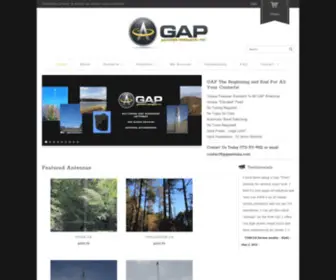 Gapantenna.com(GAP Antenna Products) Screenshot