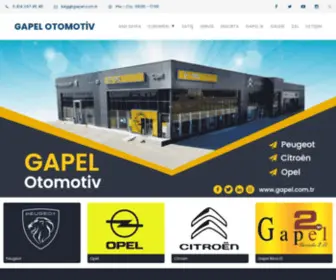 Gapel.com.tr(Gapel Otomotiv) Screenshot