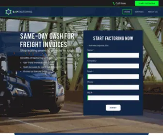 Gapfactoring.com(GAP Factoring) Screenshot