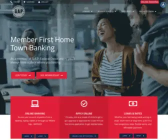 Gapfcu.org(G.A.P. Federal Credit Union) Screenshot