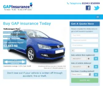 Gapinsurance.co.uk Screenshot