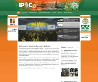 Gapkiconference.org(15th Indonesian Palm Oil Conference and 2020 Price Outlook) Screenshot