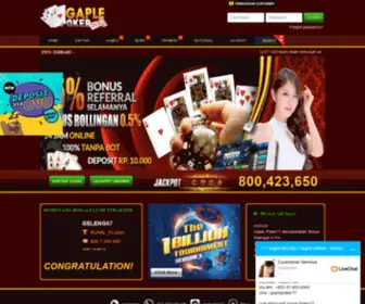 Gaplepoker.net(Gaple online) Screenshot