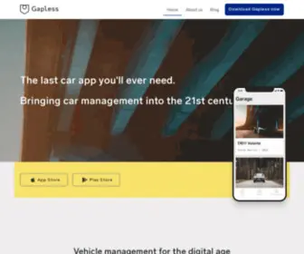 Gapless.app(The all in one app for your vehicle Increase its value and save costs) Screenshot