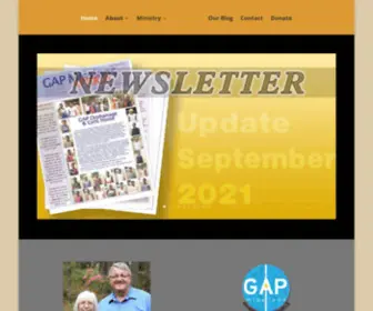 Gapmissionsafrica.org(GAP Africa Home) Screenshot