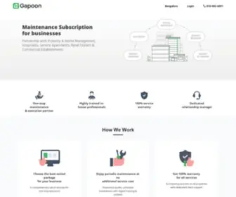 Gapoon.com(One Stop Home Maintenance Services in Bangalore) Screenshot