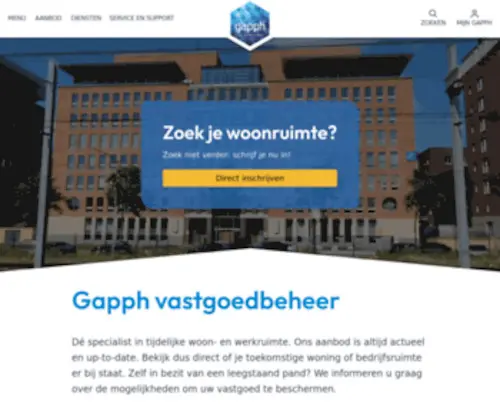 Gapph.nl(Gapph Vastgoedbeheer) Screenshot