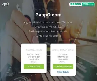 Gappo.com(Make an Offer if you want to buy this domain. Your purchase) Screenshot