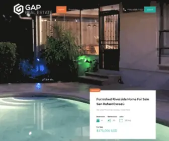 Gaprealestate.com(Real Estate in Costa RicaGap Real Estate) Screenshot
