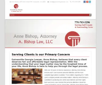 Gaprobate.org(Bishop Law) Screenshot