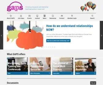 Gaps.org.uk(Home) Screenshot