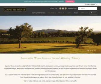 Gapstedwines.com.au(Gapsted Wines) Screenshot