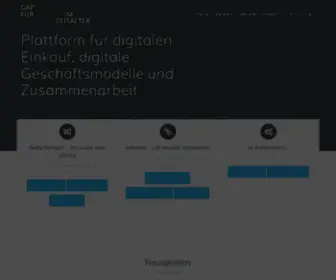 Gaptogether.de(Portal für Einkauf im digitalen Zeitalter) Screenshot