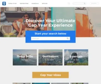 Gapyear.com(Gap Year & Backpacking Travel) Screenshot