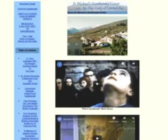 Garabandal.org(Information on the Apparitions of Garabandal) Screenshot