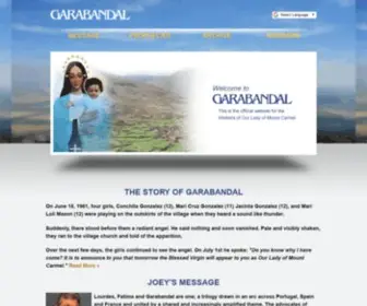 Garabandal.us(Homepage) Screenshot