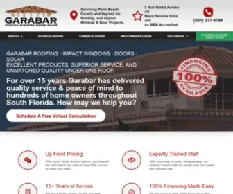 Garabar.com(Garabar Roofing) Screenshot