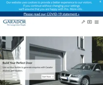 Garador.co.uk(Garage Doors and Accessories by Garador Ltd) Screenshot