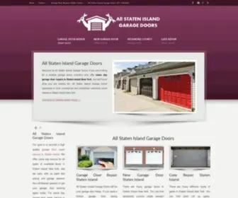 Garage-Door-Staten-Island.com(Garage Door Repair Staten Island) Screenshot