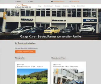 Garage-Klarer.ch(Garage Klarer) Screenshot