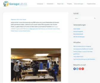 Garage-Lab.de(GarageLab e.V) Screenshot