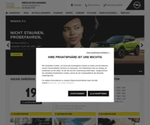 Garage-Maeder.ch(Opel. Wir leben Autos) Screenshot