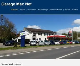 Garage-Nef.ch(Vertretung von Aixam) Screenshot