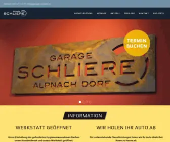 Garage-SChliere.ch(Garage Schliere) Screenshot