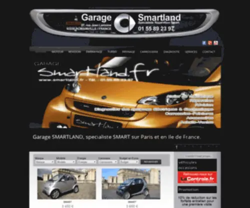 Garage-Smart-Paris.fr(Garage Smart Paris) Screenshot