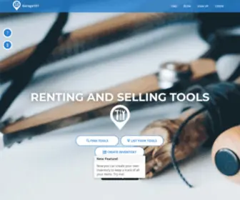 Garage101.com(Sell/Buy and Rent tools online) Screenshot