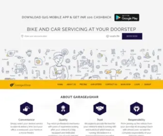 Garage2Ghar.com(Bike and car servicing at your doorstep) Screenshot